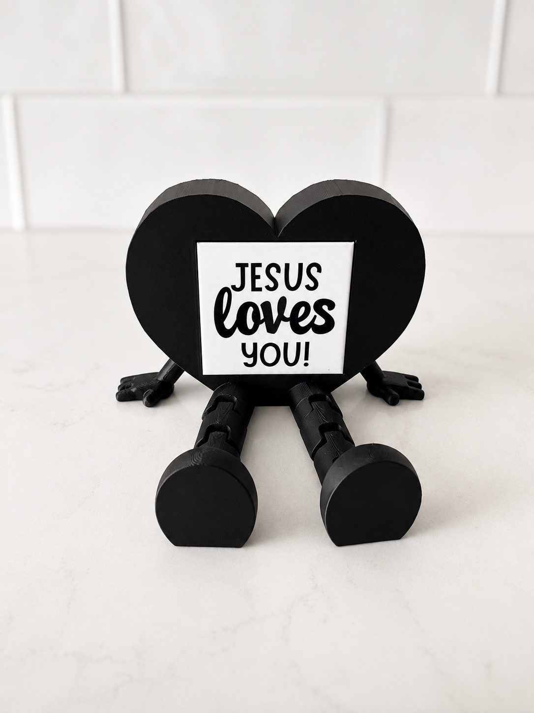 Jesus Loves You Heart Magnet Frame