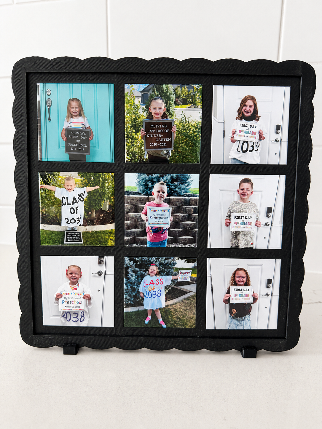 9-Magnet Custom Photo Frame Set | 3x3 Magnetic Frame