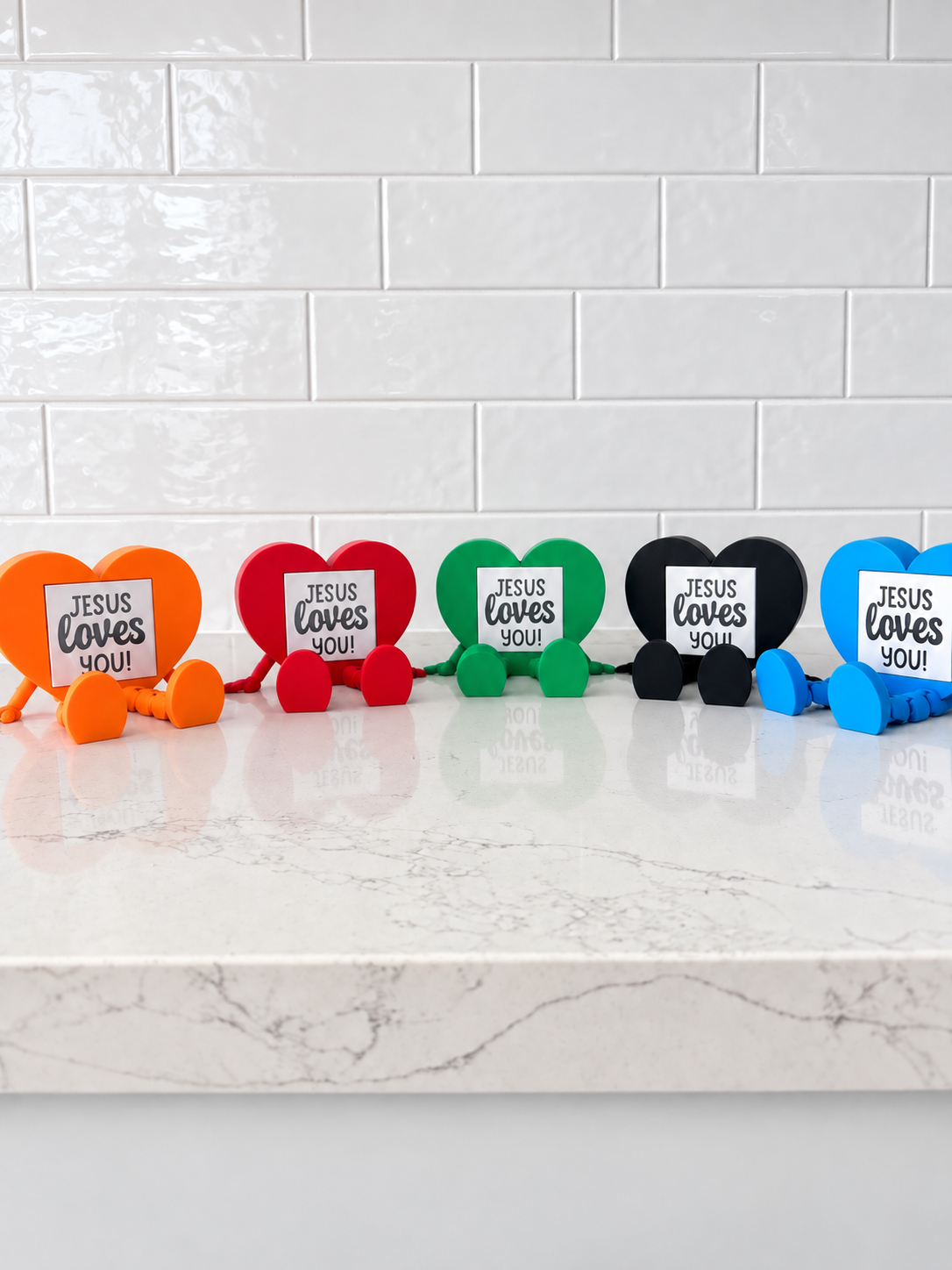 Jesus Loves You Heart Magnet Frame