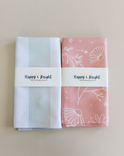 Load image into Gallery viewer, Greige and Cream Stripe Towel