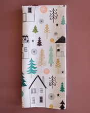 Load image into Gallery viewer, Winter Village Towel
