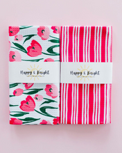 Load image into Gallery viewer, Lipstick Stripe Towel