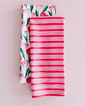 Load image into Gallery viewer, Lipstick Stripe Towel