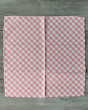 Load image into Gallery viewer, Pink Gingham Washcloth