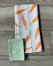 Load image into Gallery viewer, Spring Green Gingham Washcloth
