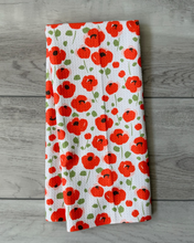 Load image into Gallery viewer, Red Poppy Towel