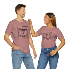 Load image into Gallery viewer, Happy & Bright Logo Jersey Short Sleeve Tee