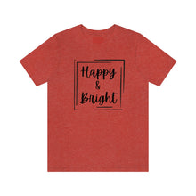 Load image into Gallery viewer, Happy & Bright Logo Jersey Short Sleeve Tee