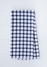 Load image into Gallery viewer, Black and White Grid Towel
