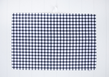 Load image into Gallery viewer, Black and White Grid Towel