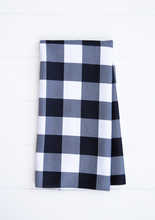 Load image into Gallery viewer, Black Buffalo Plaid Towel