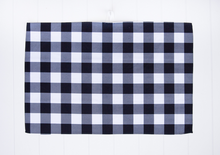 Load image into Gallery viewer, Black Buffalo Plaid Towel