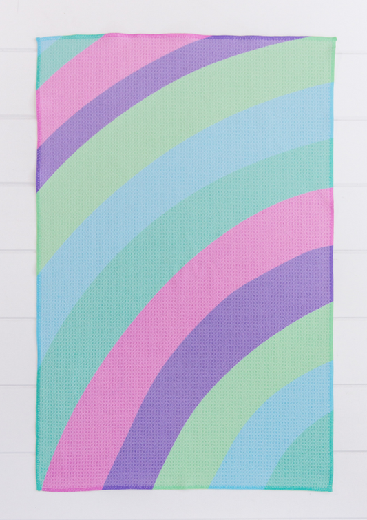 Neon Rainbow Towel
