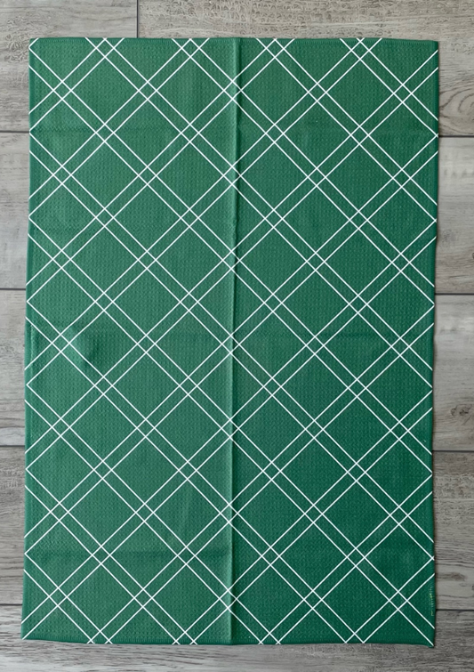Olive Diamond Towel