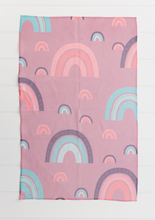 Load image into Gallery viewer, Pink Rainbow Towel
