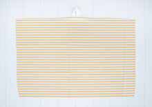 Load image into Gallery viewer, Yellow Pin Stripe Towel