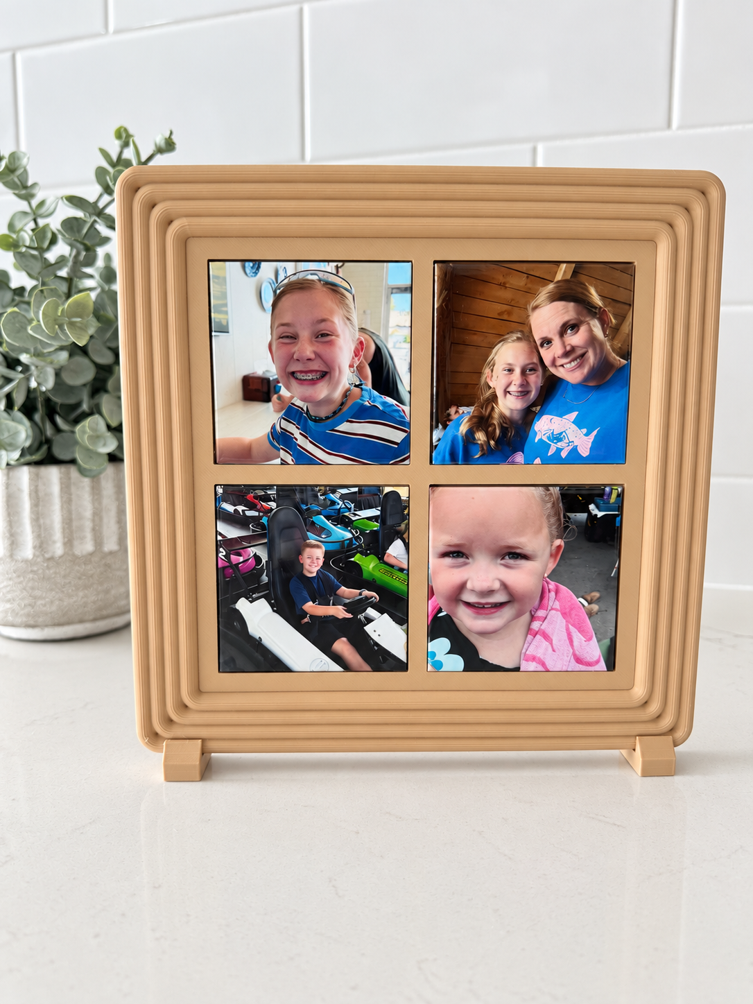 4-Magnet Custom Photo Frame Set | 2x2 Magnetic Frame