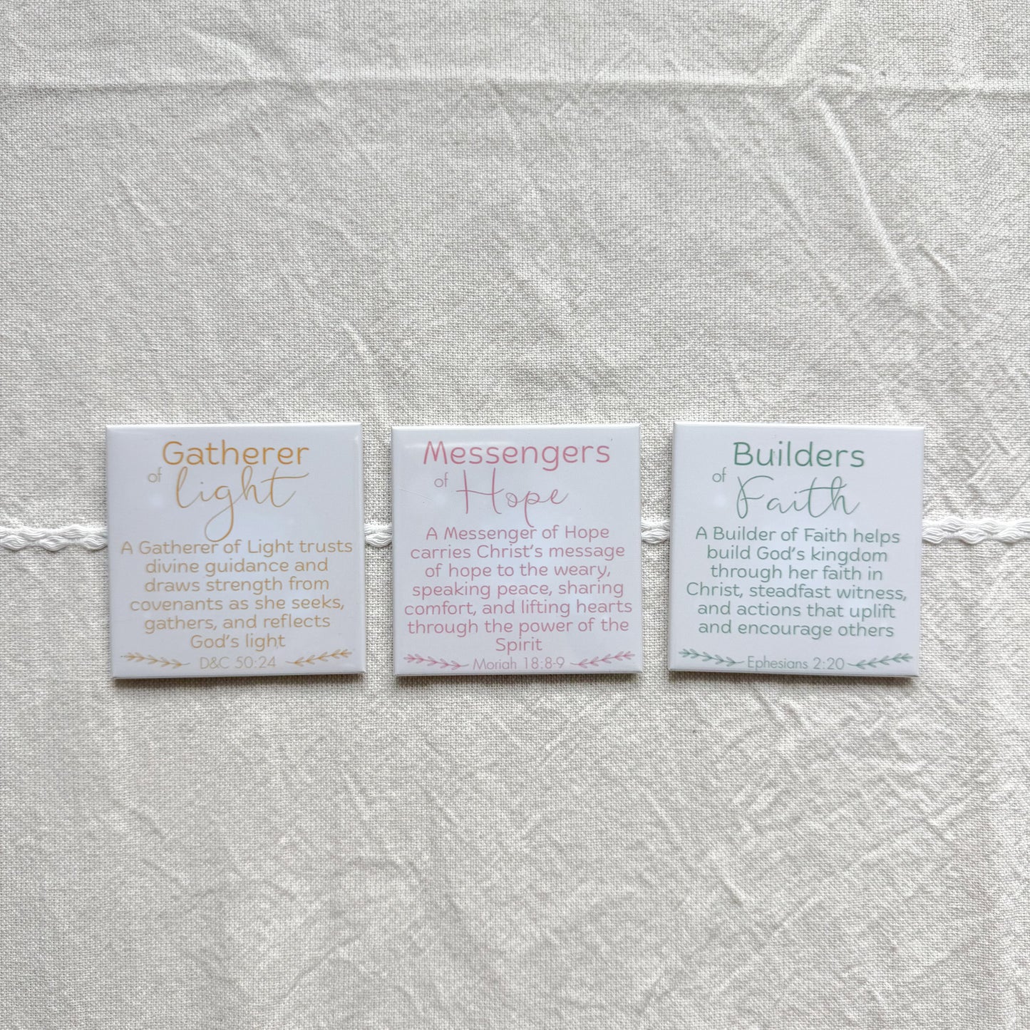 New Young Women Class Names Magnets