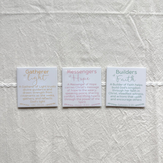 New Young Women Class Names Magnets