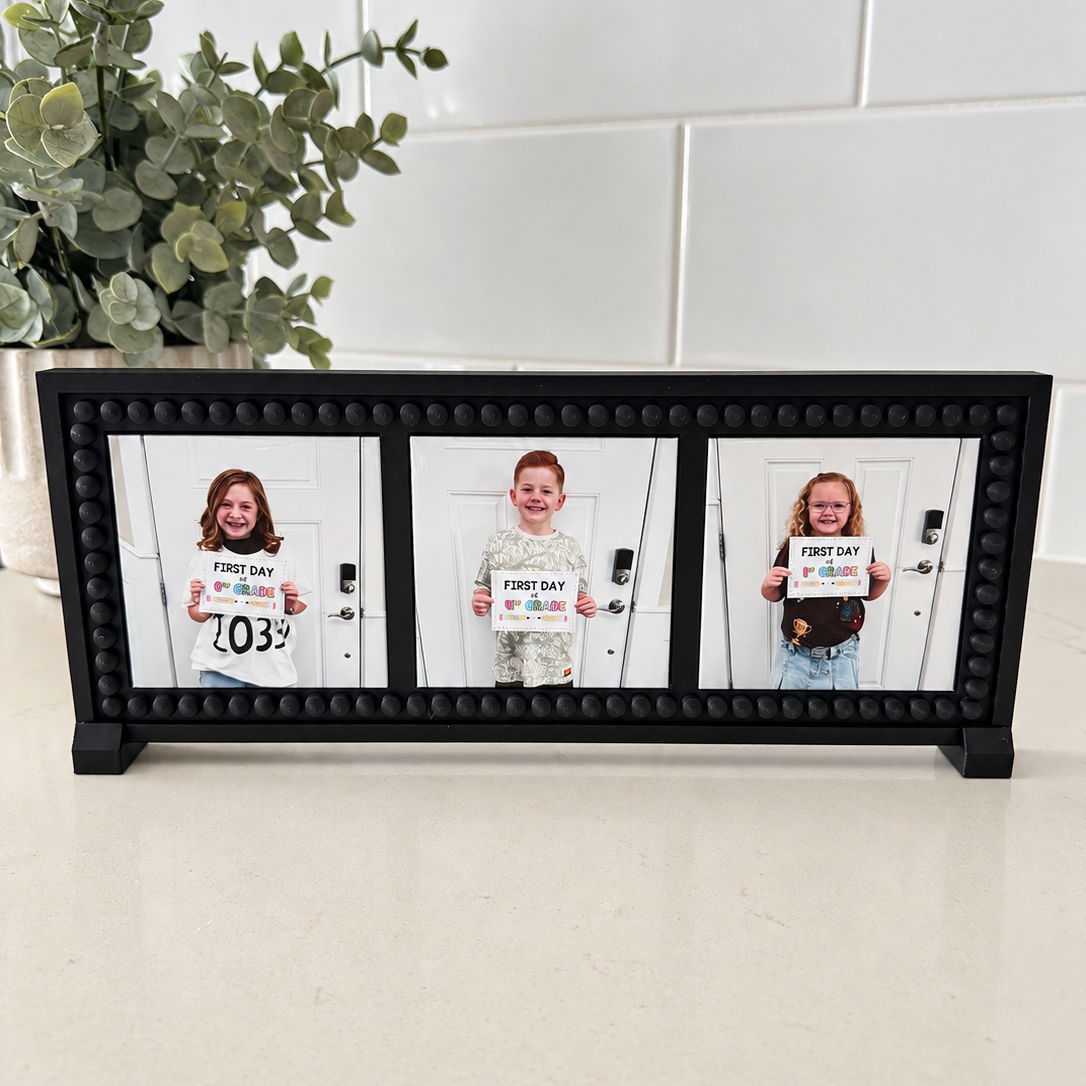 3-Magnet Photo Frame Set | 1x3 Magnetic Frame