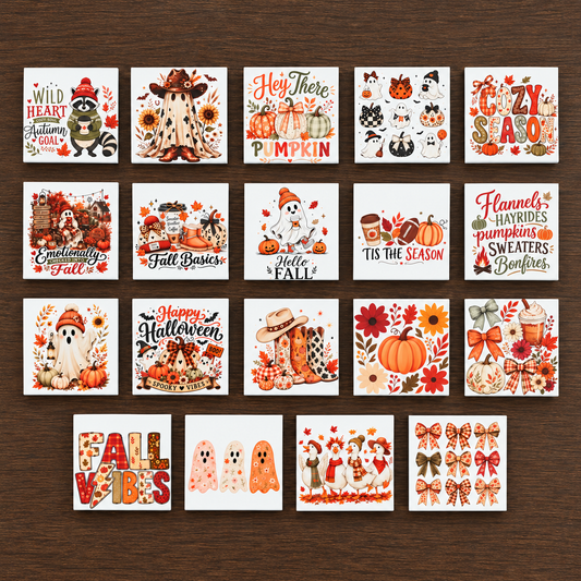 Fall & Halloween Magnets | Cozy Autumn Fridge Decor