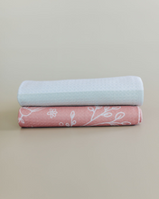 Load image into Gallery viewer, Greige and Cream Stripe Towel
