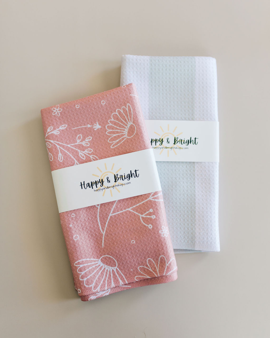 Desert Pink Floral Towel