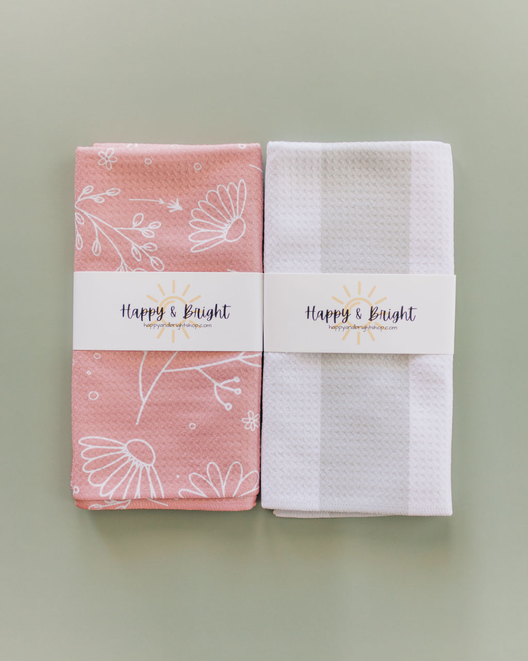 Desert Pink Floral Towel