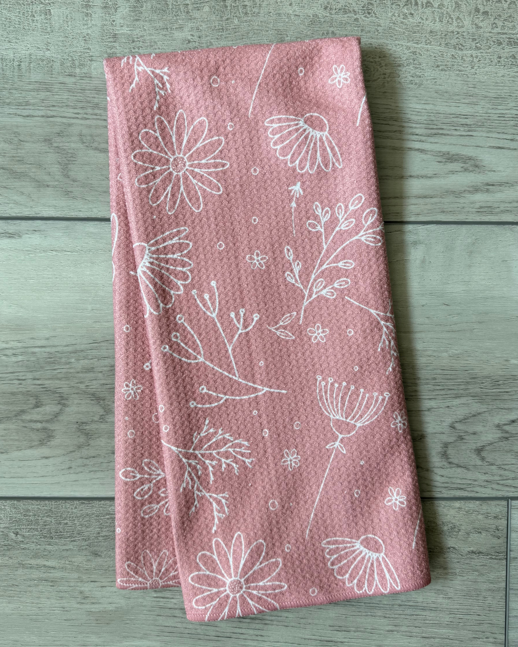 Desert Pink Floral Towel