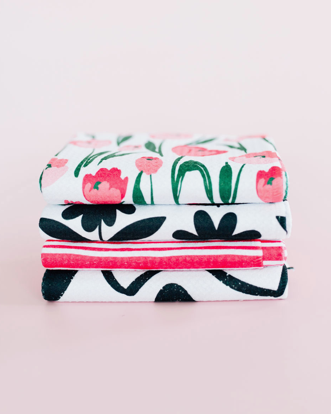Lipstick Stripe Towel