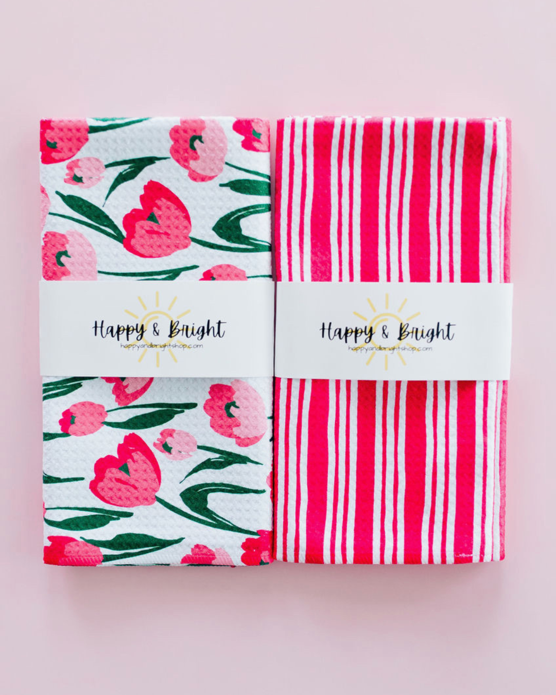 Lipstick Stripe Towel