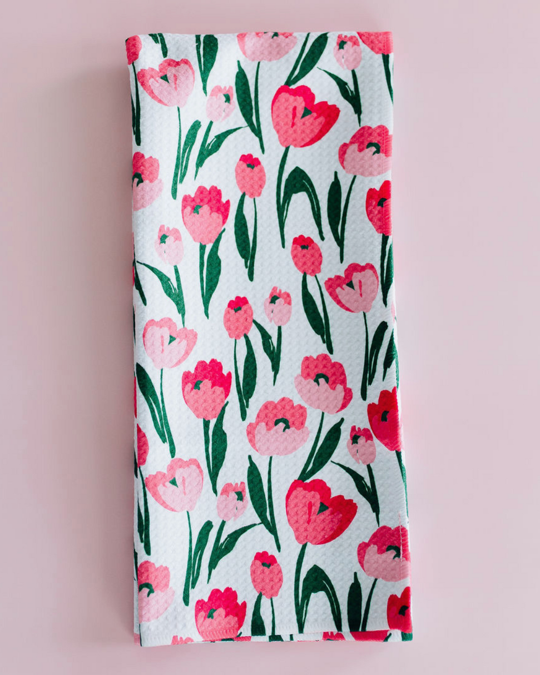 Valentine's Tulip Towel