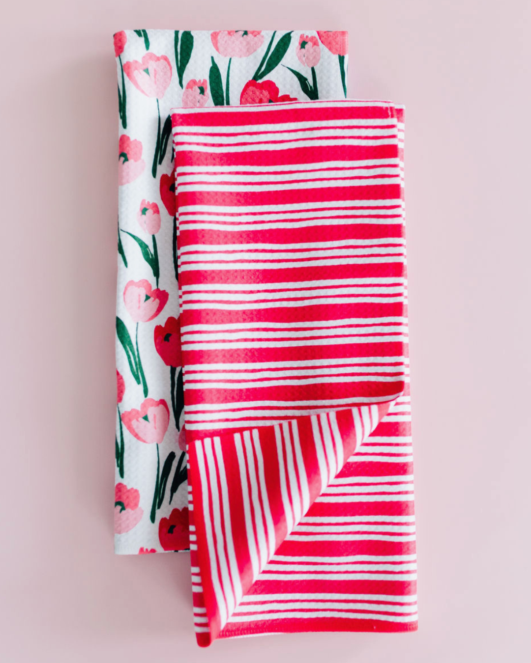 Lipstick Stripe Towel
