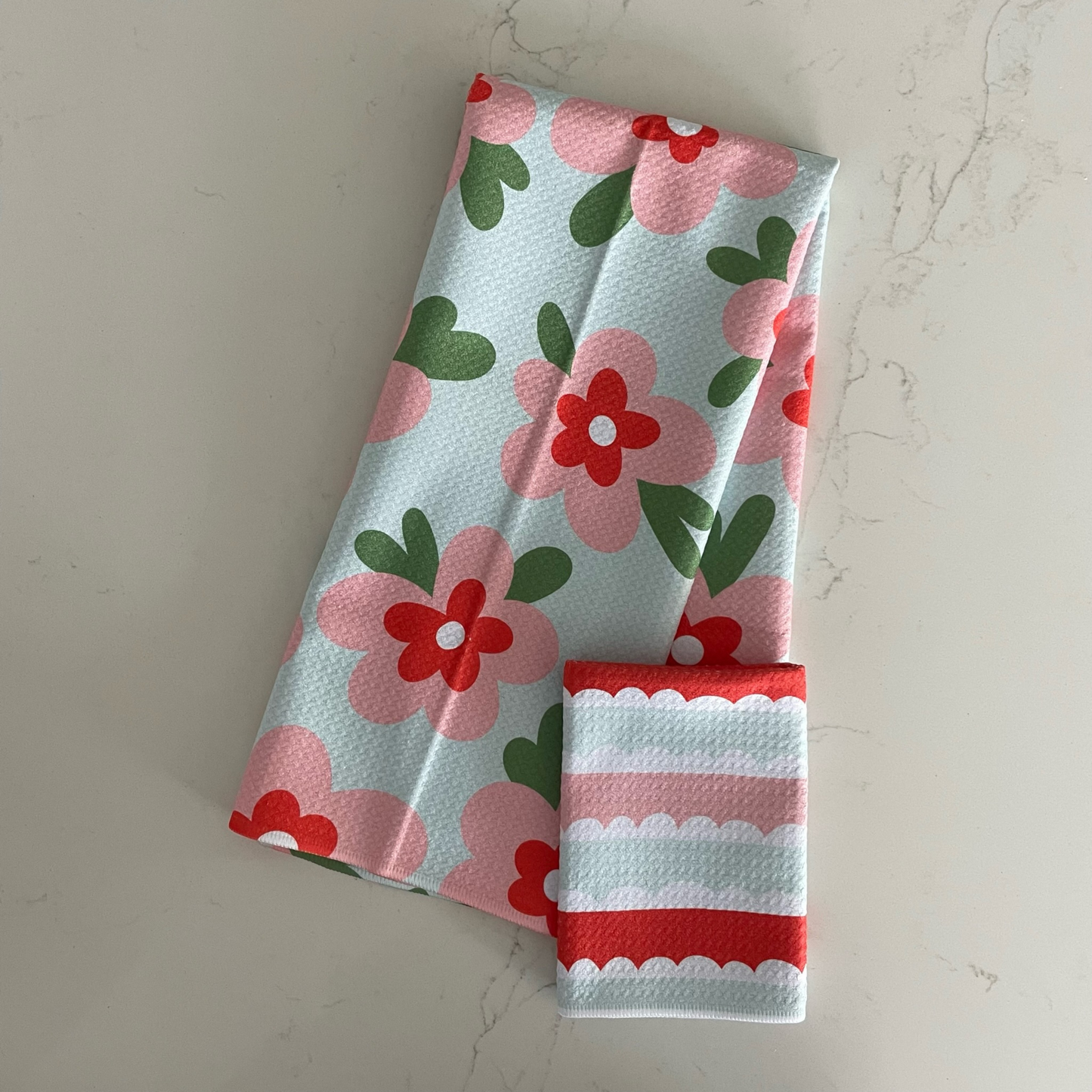 Lily Pad Floral Towel