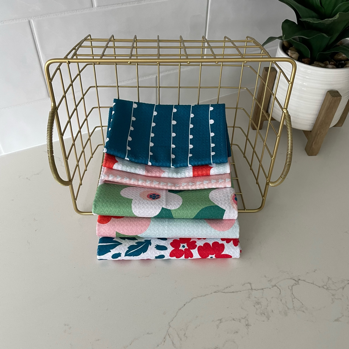 June Floral Towel