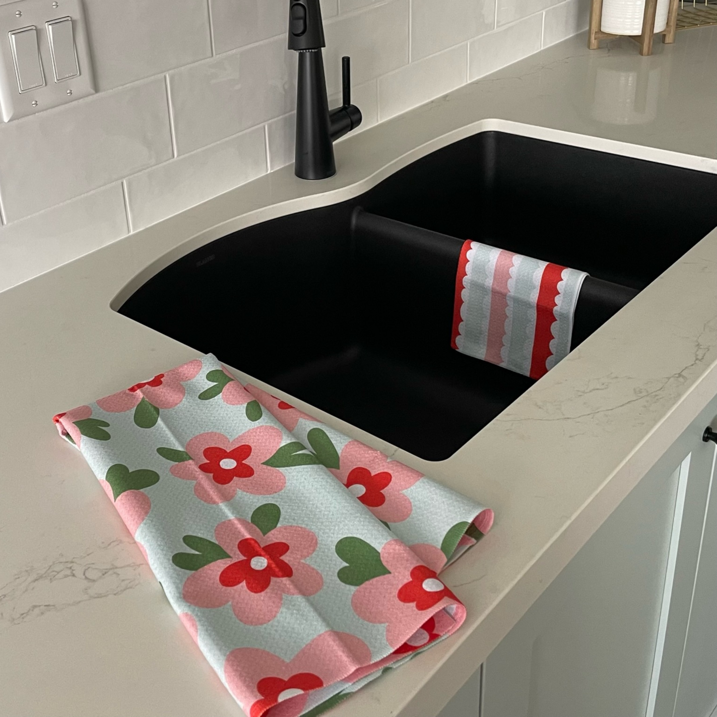 Lily Pad Floral Towel