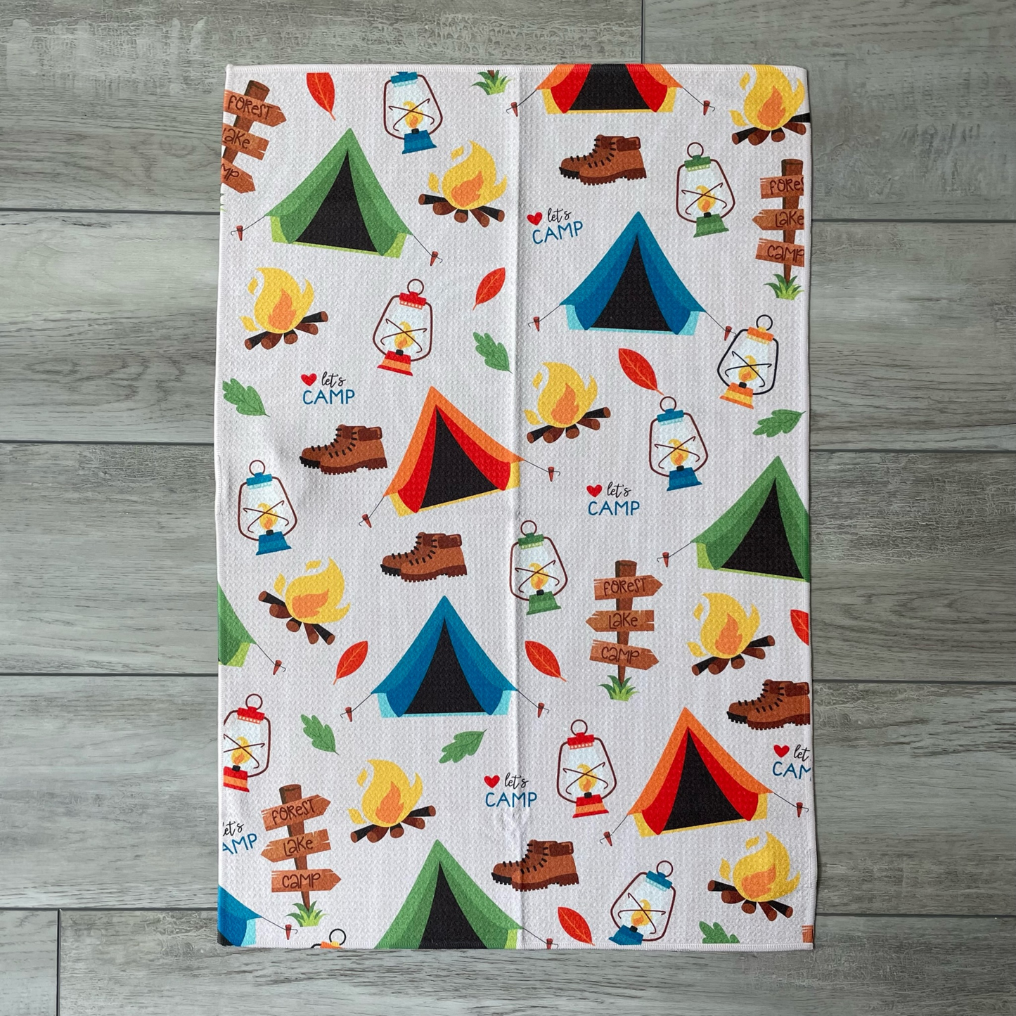 Let's Camp Towel