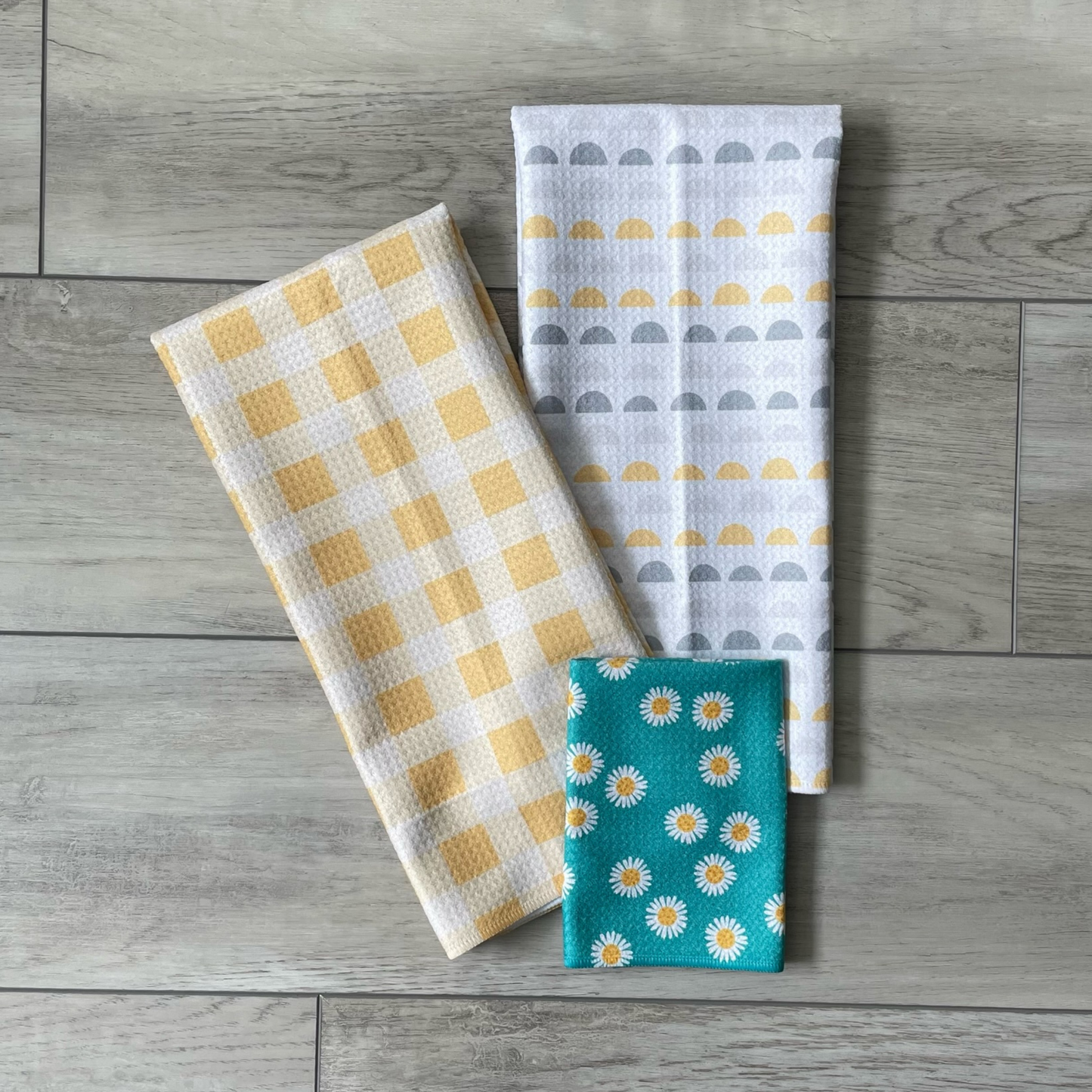 Yellow Plaid Towel