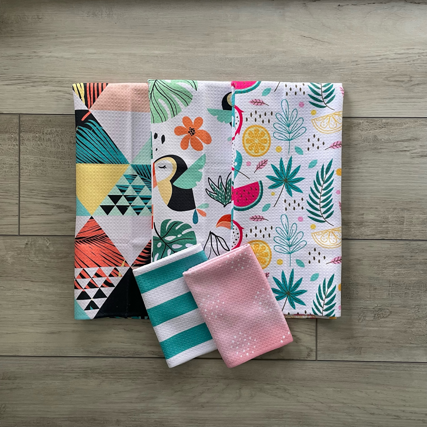Summer Stripes Washcloth