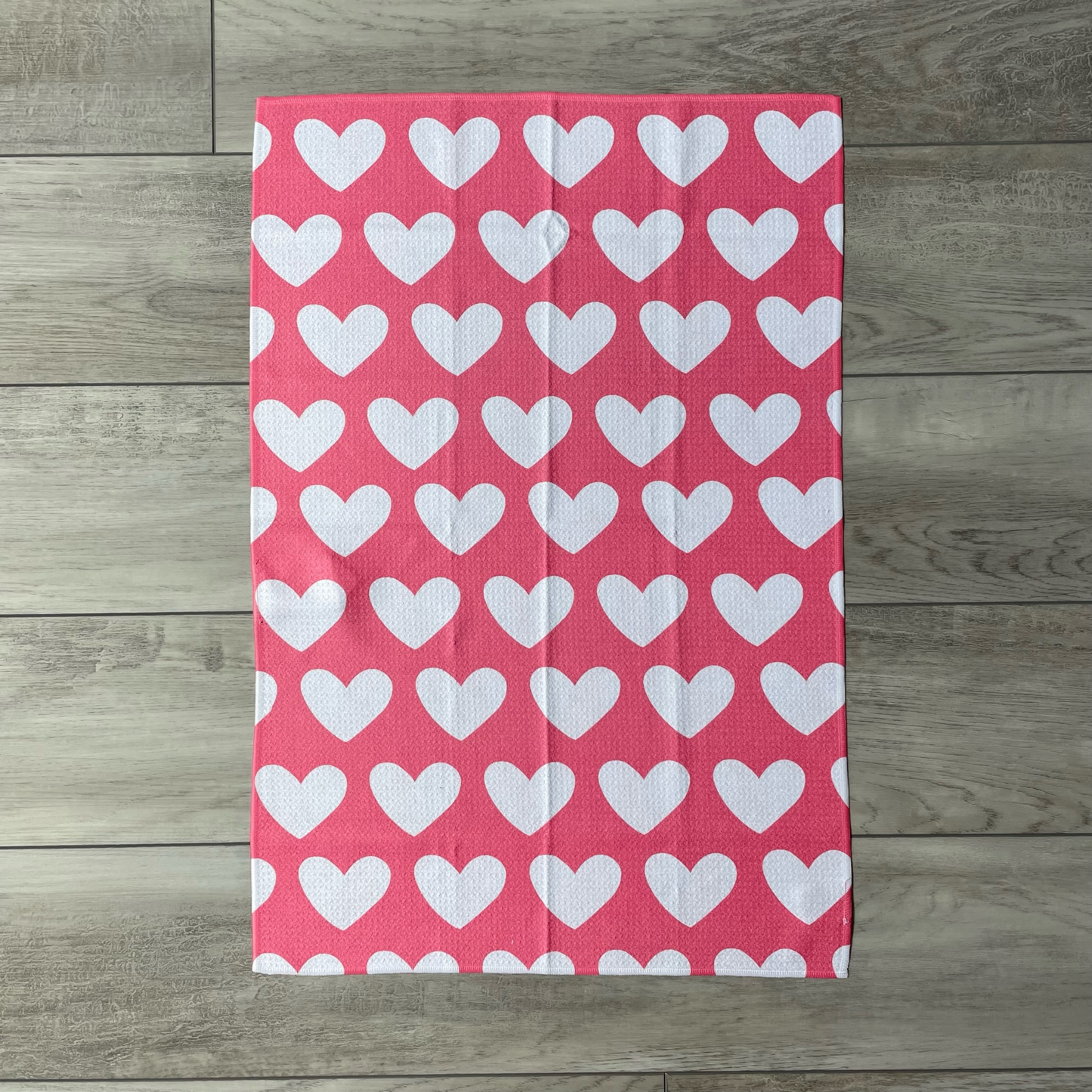 Coral Hearts Towel