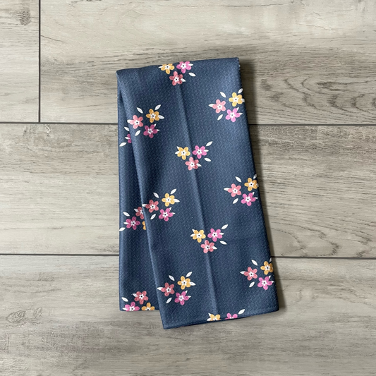 Flowers in the Night Towel