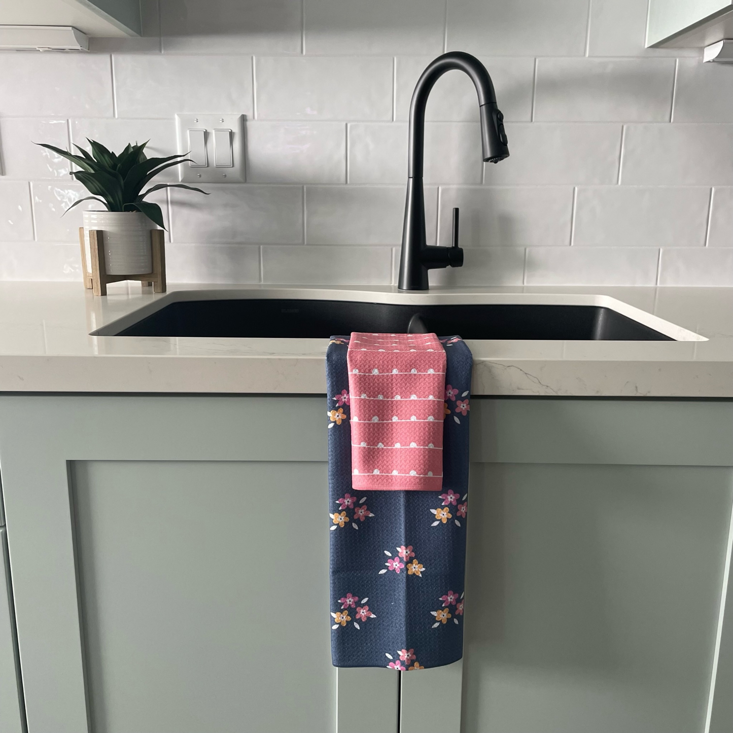 Flowers in the Night Towel