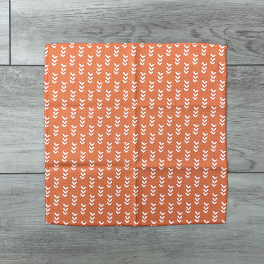 Burnt Orange Arrow Washcloth