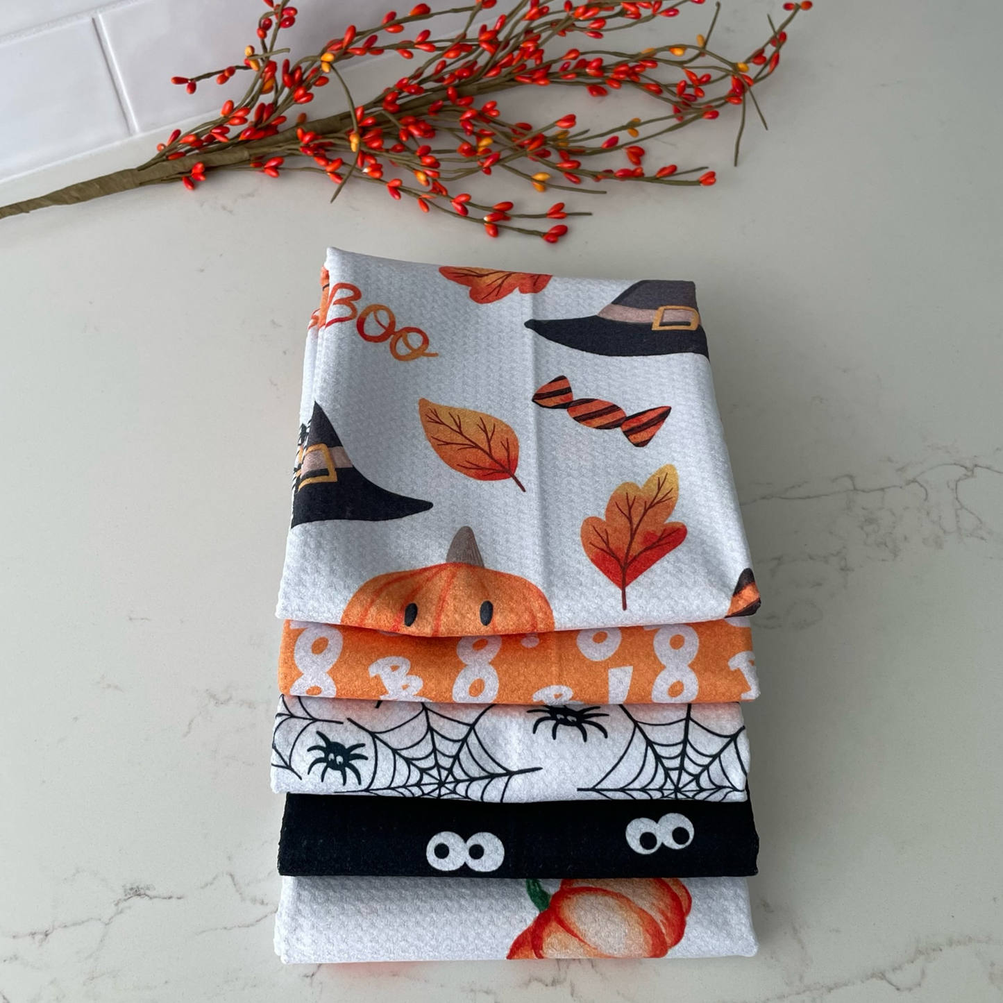 Spooky Spiders Towel