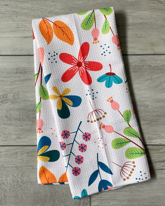 Funky Floral Towel