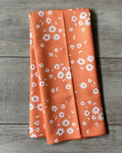 Load image into Gallery viewer, Orange Floral Towel
