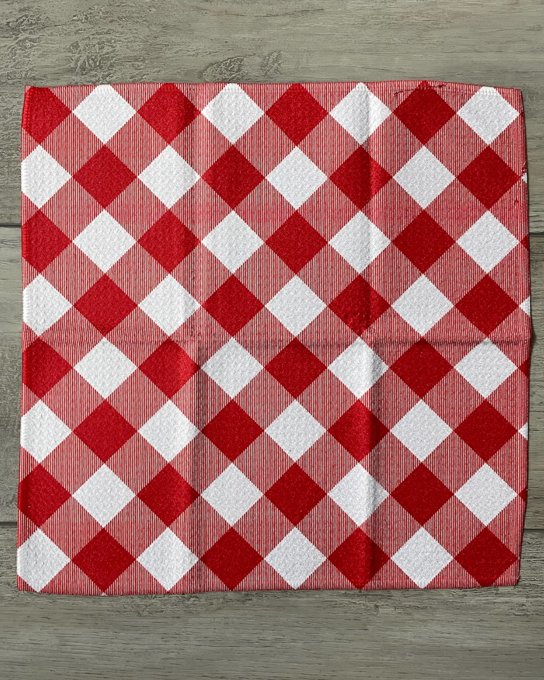 Red Buffalo Plaid Washcloth
