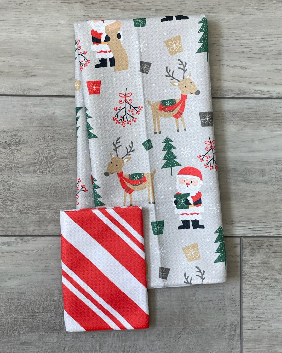 Candy Cane Lane Washcloth