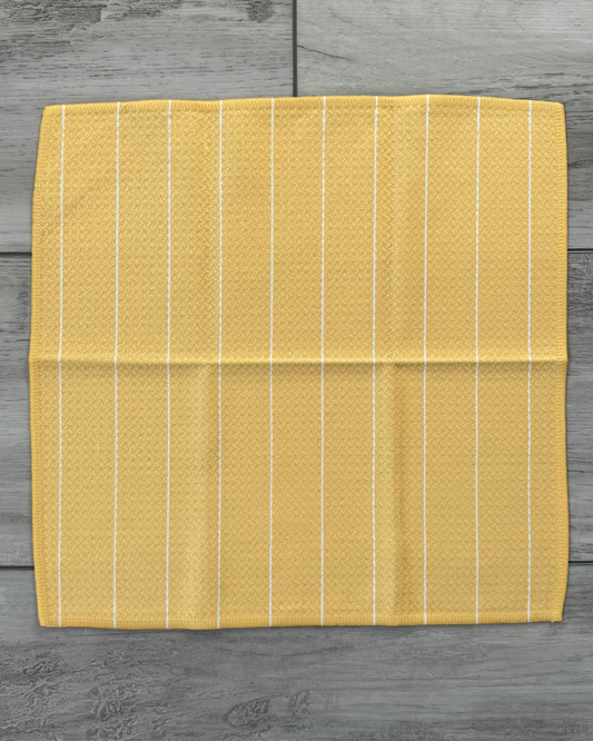Gold Pin Stripe Washcloth