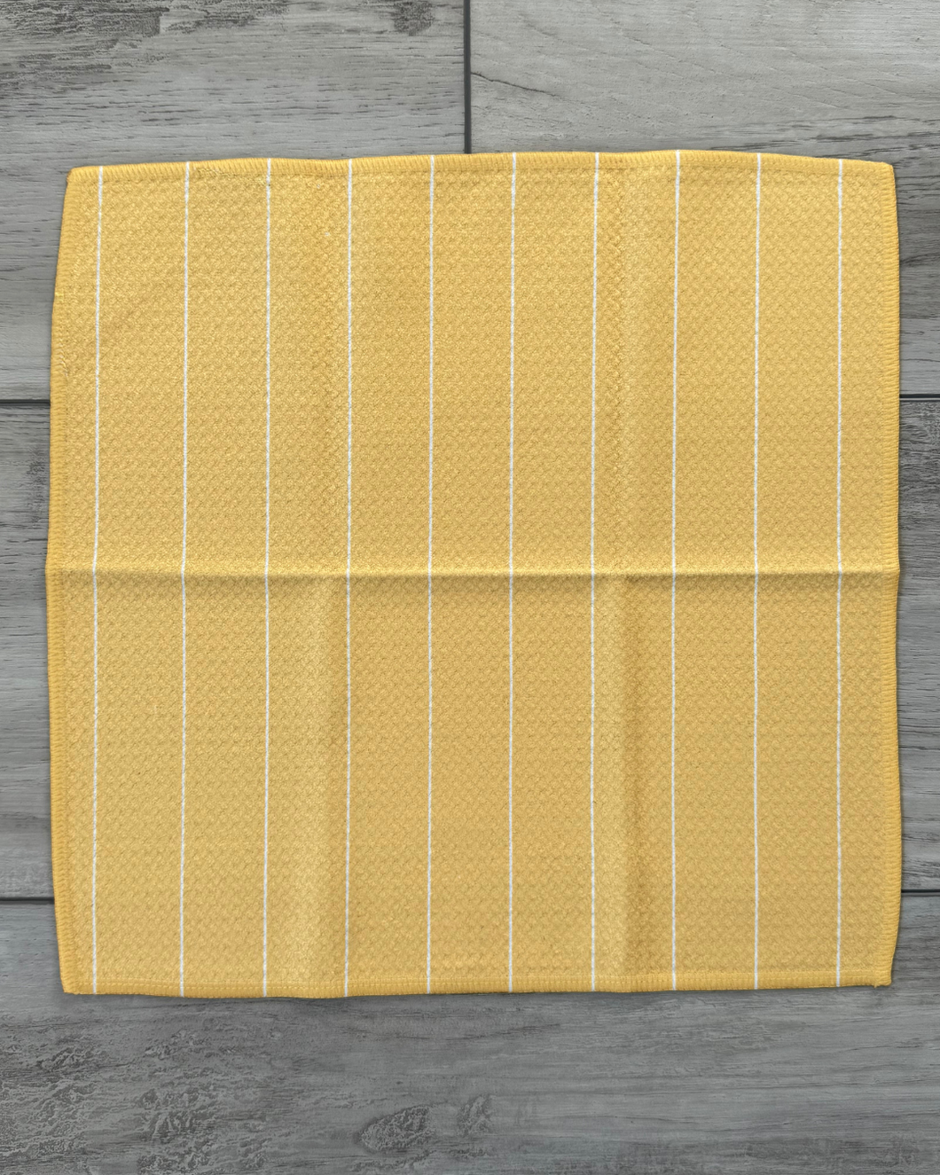 Gold Pin Stripe Washcloth